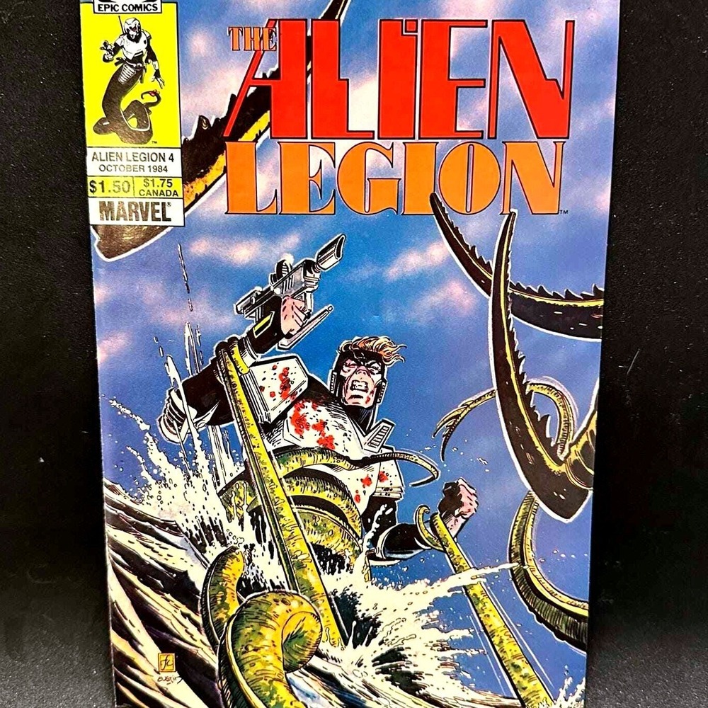Alien Legion 4 Oct 1984 Epic Marvel Comics Copper‎ Age Sci-Fi The Killing Zone